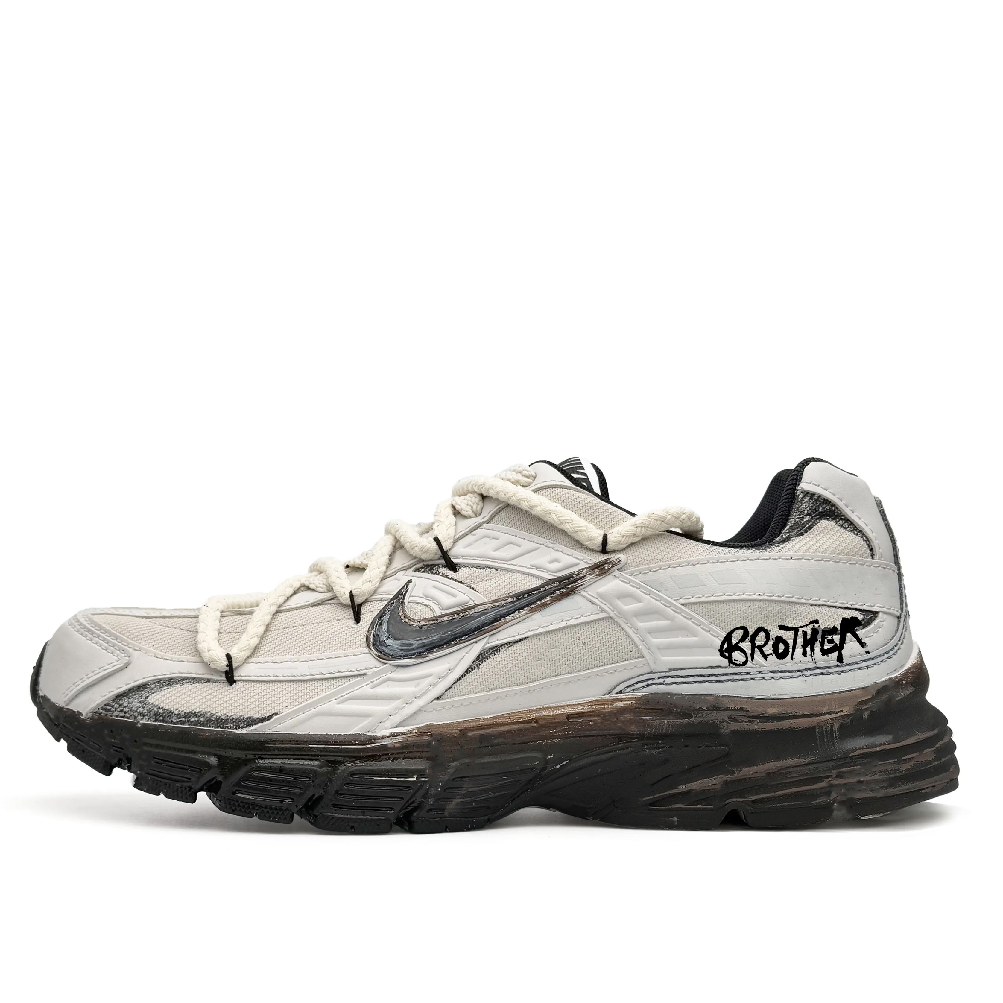 

Nike Initiator Abrasion Resistant, Breathable, Lightweight Low top Running Shoes Unisex Mocha 394055-100(Team644-) 42.5