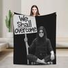 RIP Gloria Steinem  Accessories Blanket Soft Fleece  Throw Blanket Relax Plush Thin Quilt