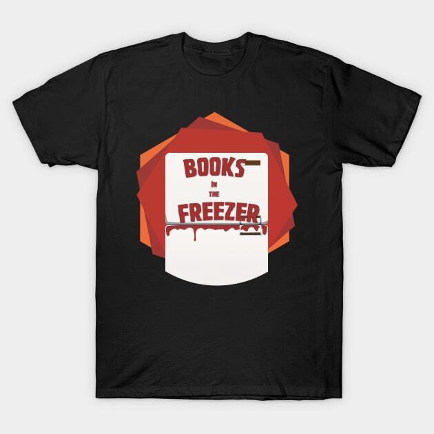 Books in the Freezer Logo T-Shirt S-5XL S