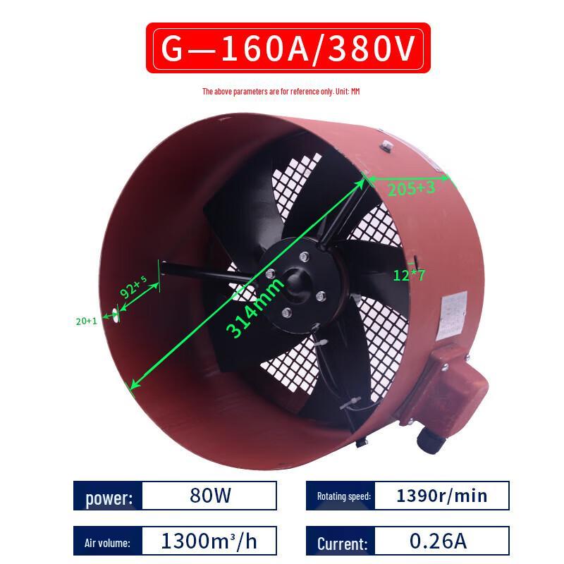 Ri Qiang Variable Frequency Motor Cooling Fan