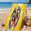 Club Vill-arreal Crest Design Beach Towel Microfiber Beach Towel, Lightweight and Quick-Dry, for Summer Travel, Swimming Pool Fan Birthday Gift