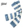 Warm Leg Sleeves for Sleeping Coral Fleece Warmers Women Thickened Winter Thermal Knee High Indoor Cold Weather Socks Striped/Solid Color,