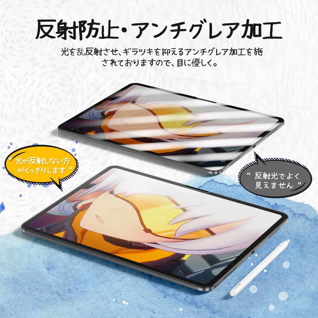 NIMASO Screen Detachable for iPad 11th Generation 2025 iPad 10th Generation Drawing Compatible with Tempered Glass Screen DTB25F1618 Paper-Like