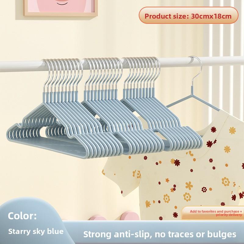 Heavy-duty Non-slip Multi-purpose Household and Student Dormitory Clothes Hangers with No-mark Finish