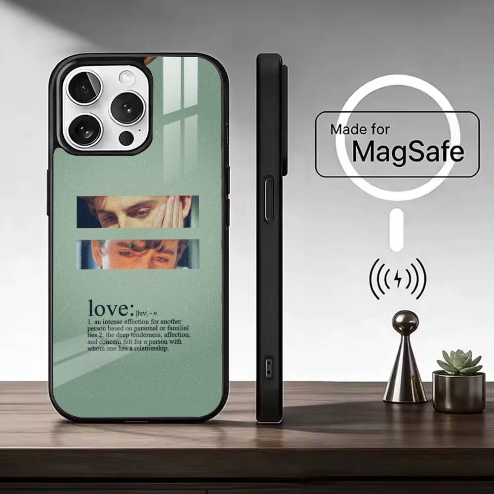 C-Call Me by Your N-Name Phone Case For iPhone17,16,15,14,13,12,11 Plus,Pro Magnetic For Magsafe Wireless Charging