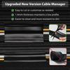 High Quality PVC Floor Cable Cover Self Adhesive Soft Wall Wire Concealer No Drill Universal Line Management Baseboard