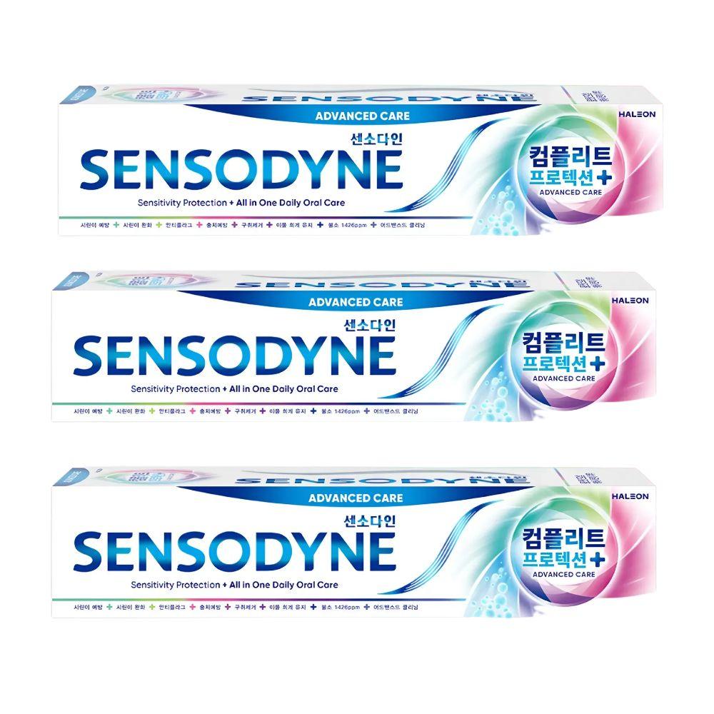 SENSODYNE Complete Protection Plus Toothpaste 100g x3 Set Sensitive Teeth Care Whitening Toothpaste