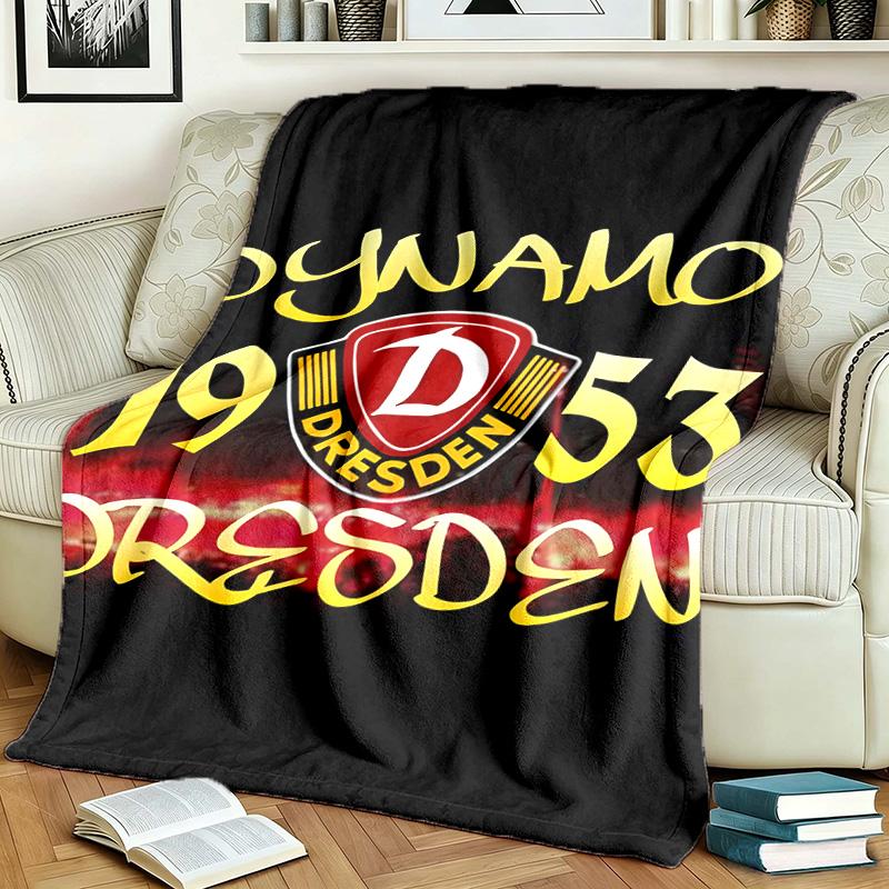 SG Dynamo Dresden Themen-Decke Geeignet für Betten Sofas und Camping Perfekt für Männer und Frauen Komfortable Bettwäsche das ganze Jahr über