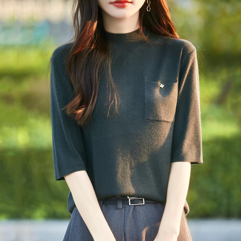 Women's Cashmere Vest Qinghe Cashmere 50% Wool 50% Silk Women's Autumn and Winter Cashmere Vest Soft and Warm