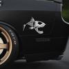 Skeleton Fish Sticker Car Fisherman Graphics Window Truck Windshield Body Boat Fishbone Vinyl Film Decals Waterproof Decoration