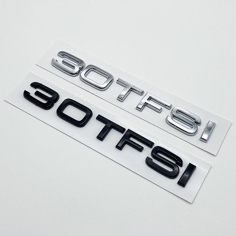 2026 ABS Letters Numbers Emblem for Audi A1 30TFSI 35TFSI 40TFSI 45TFSI 50TFSI 55TFSI 30TDI Car Trunk Fender Nameplate Logo Sticker