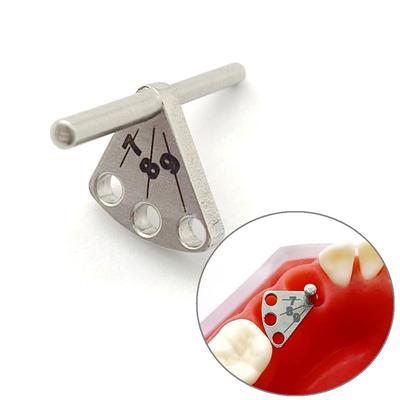 Diş implantı Paralel Pin Ölçer Paslanmaz Çelik Lacator Diş İmplantı Yerleştirme Kılavuzu Yerleştirme Cetveli