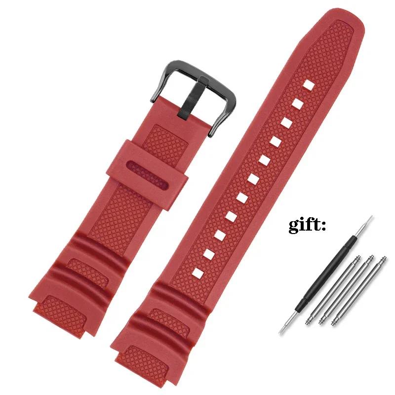 Gummiarmband für Casio AE-1200WH AQ-S810W MRW-200H W218H SGW-300/400 für Casio AE-1000W Uhrenzubehör Band 18mm