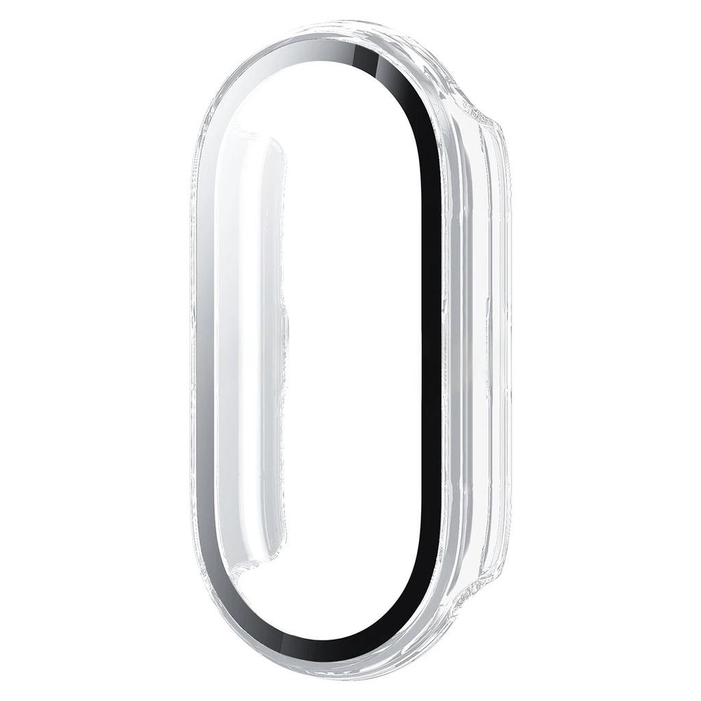 PC Case+Glass for Xiaomi Mi Band 10 All-around Bumper Anti-scratch Protective SmartBand Cover HD Screen Protector for MiBand 10