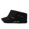 New Four Seasons Flat Top Hat Men'S Simple Cotton Peaked Hat Fashion Baseball Cap Casual Cap, Commuter Sunshade Hat
