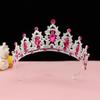 Children's Crystal Tiara Headband: Princess Crown Hair Accessory for Girls' Birthdays and Performances
