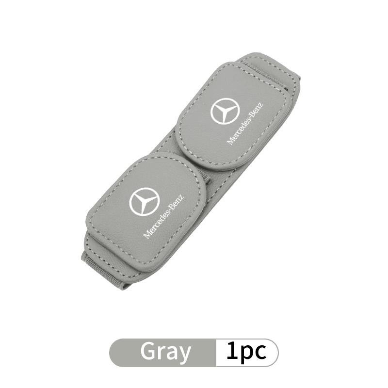 CQV1 Car Sun Visor Glasses Clip Card Ticket Holder Stand Fastener For Mercedes Benz W211 W124 W176 W177 C180 C200 C260 C300 GLC CLE