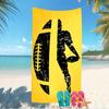 Beach Towel with Pittsburgh Steelers Pattern - soft,absorbent,machine washable Lightweight&Modern,swimming,Travel Essentials