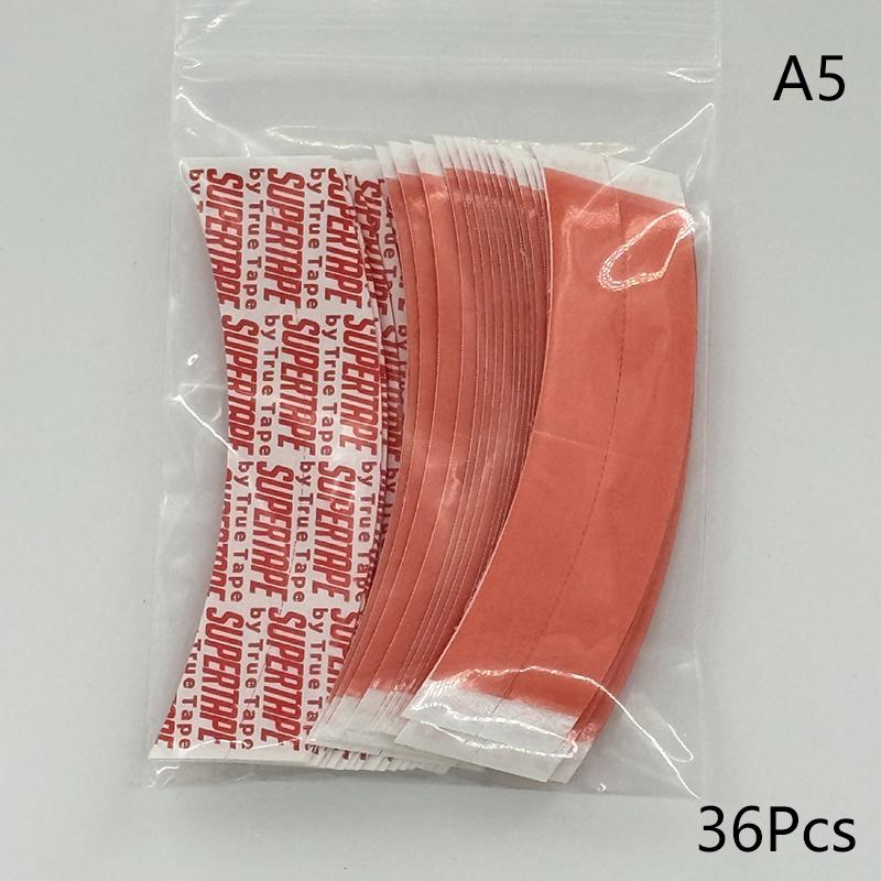 36 ks 5 tvarů Supertape Krajková paruka Páska Ultratenká Vodotěsná Náhradní Oboustranně lepící Páska na vlasy Pro tupé/Krajkové paruky
