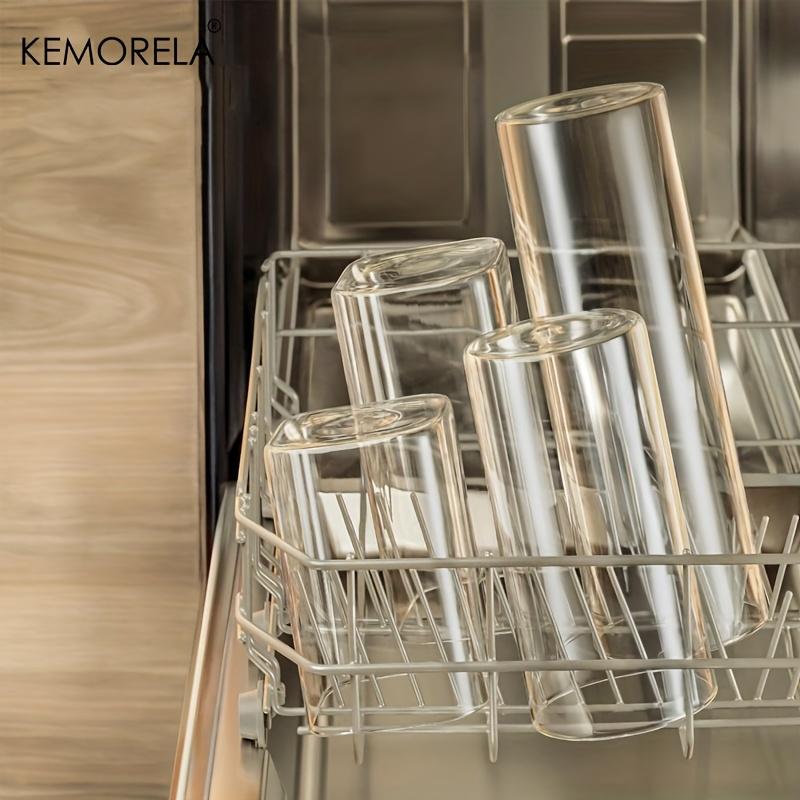 1/2 Stück Pasta-Aufbewahrungsgläser Luftdichtes Glas mit Bambusdeckeln Rund Wiederverwendbar für Spaghetti & Mehr Spülmaschinenfest Luftdichte Aufbewahrung