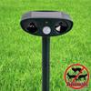 Solar-Powered Ultrasonic Pest & Bird Repeller with Infrared and Flashing Light