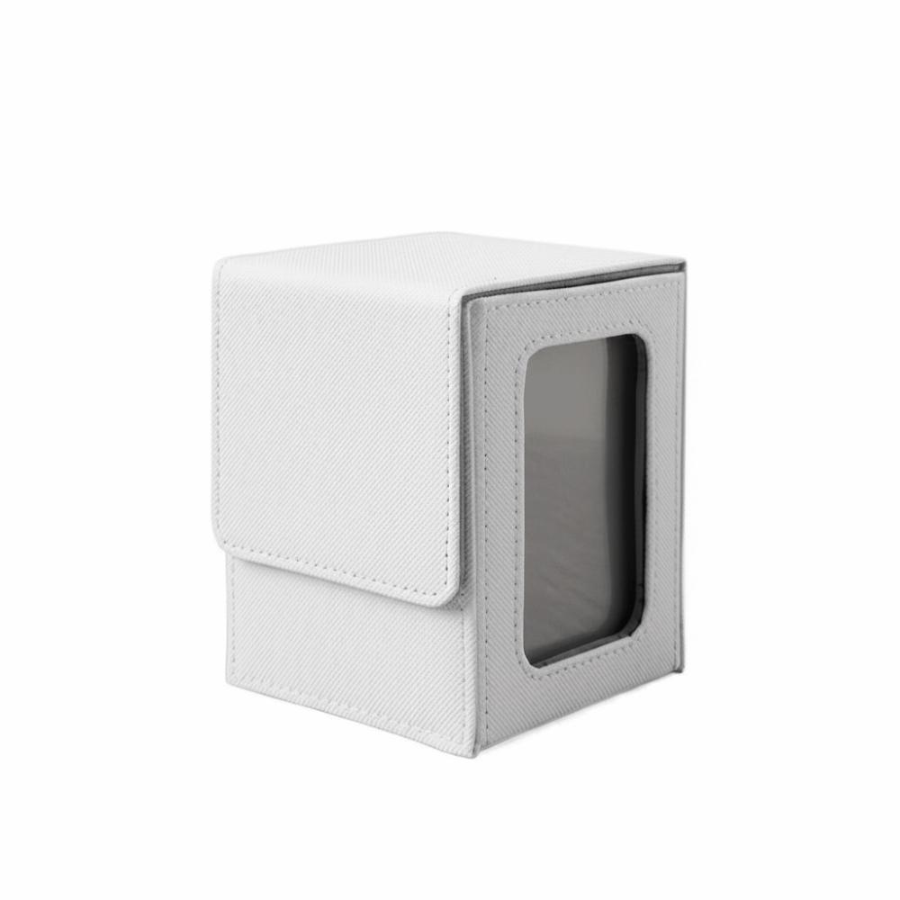 Magnetic Closure Window Collection Box Stain-resistant Card Deck Box Trading Card Storage Box