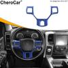 Interior Steering Wheel Trim Cover Accessories For 2011-2018 Dodge Ram 1500 Blue