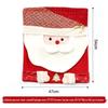 Santa Claus Red Chair Covers for Christmas Dining Room