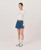 GRASPLAN Wrap Denim Shorts_Mid Blue