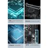 H310 LGA1151 Desktop Computer Motherboard, Micro ATX DDR4 Gaming Motherboard, NVMe M.2, 6Gb, USB 3.0, DVI, HDMI, VGA Interfaces
