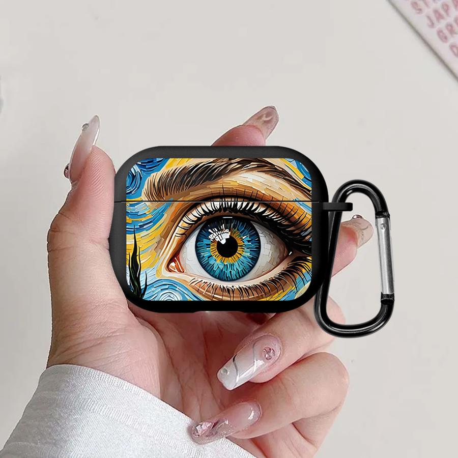 Earphone Cases Cover Case For Airpods Pro2 Pro Pro3 4 3 2 1 Eyes With Stories
