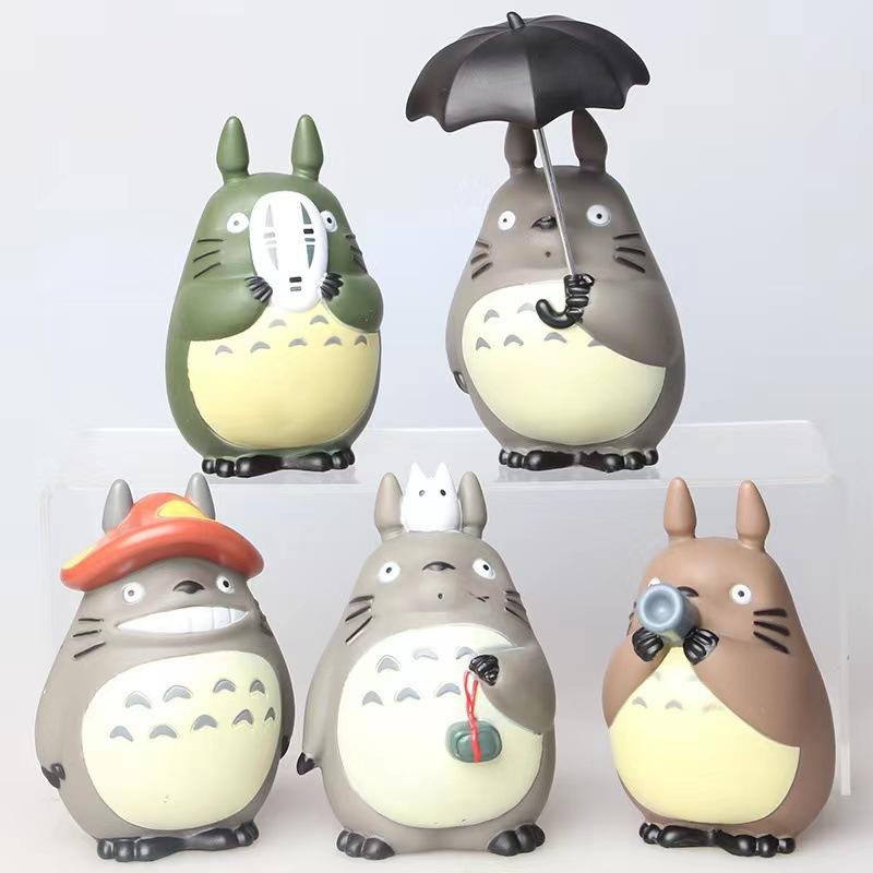 New Products In Stock Japanese Anime Masks Umbrellas Dragon Cat Figurines Home Decor Ornaments Models Dolls Surprise Gift