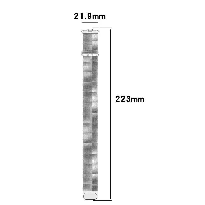 Stainless Steel Strap For Samsung Galaxy Fit 3 Watchband Milanese Loop Magnetic Bracelet Wristband Galaxy Fit3 Accessories