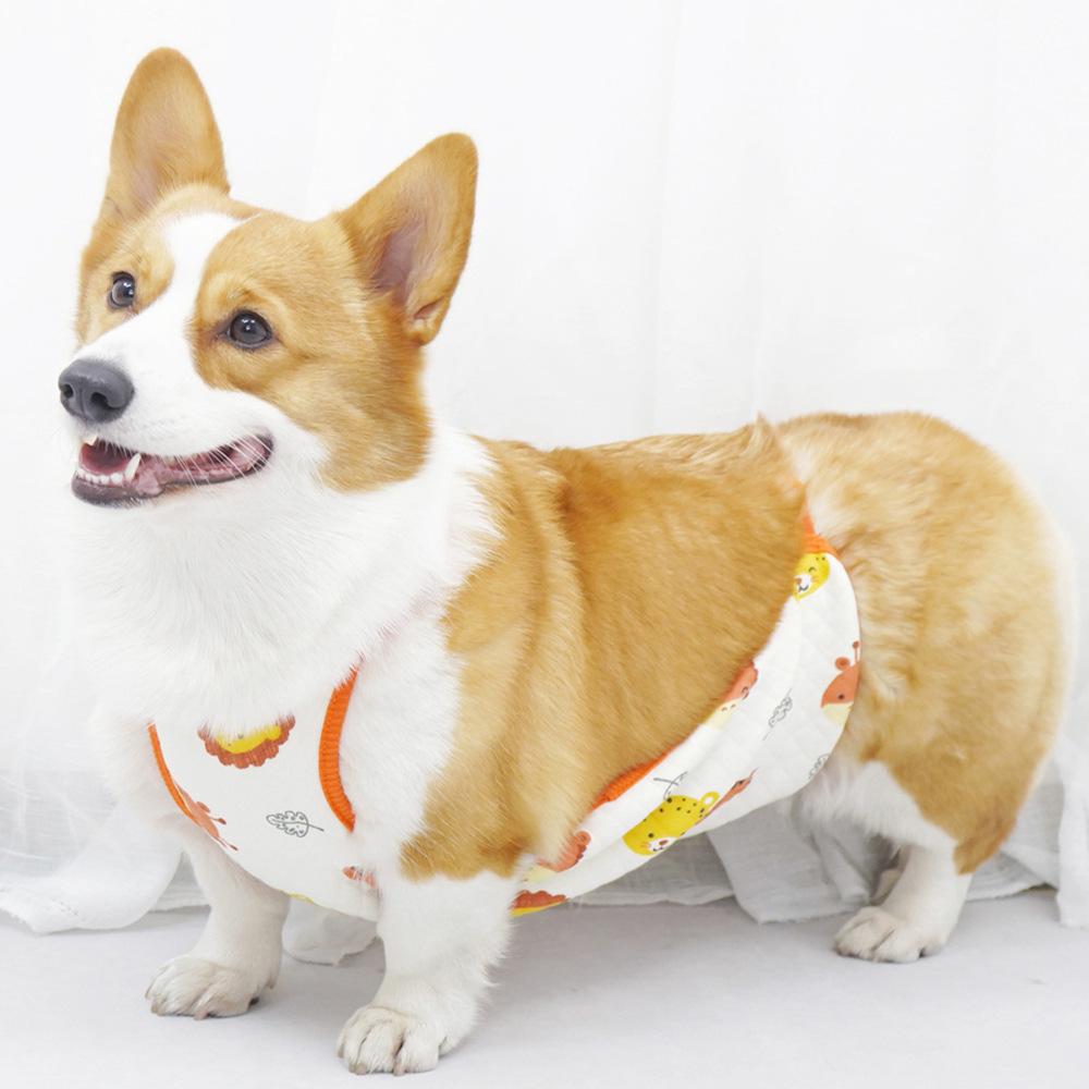 Pet it pet belly pocket dog home clothes comfortable anti-hair loss anti-dirty dog clothes autumn and winter protection stomach