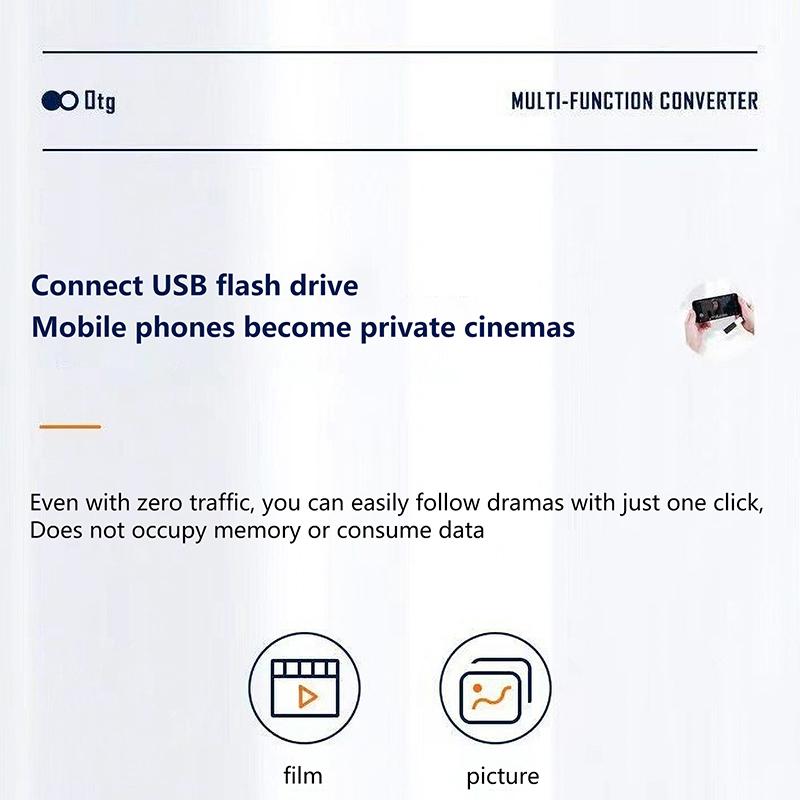 Mobile Usb Flash Drive Game Controller Multi-Function Converter Lightning To Usb3.0 File Fast Transfer For Iphone Huawei