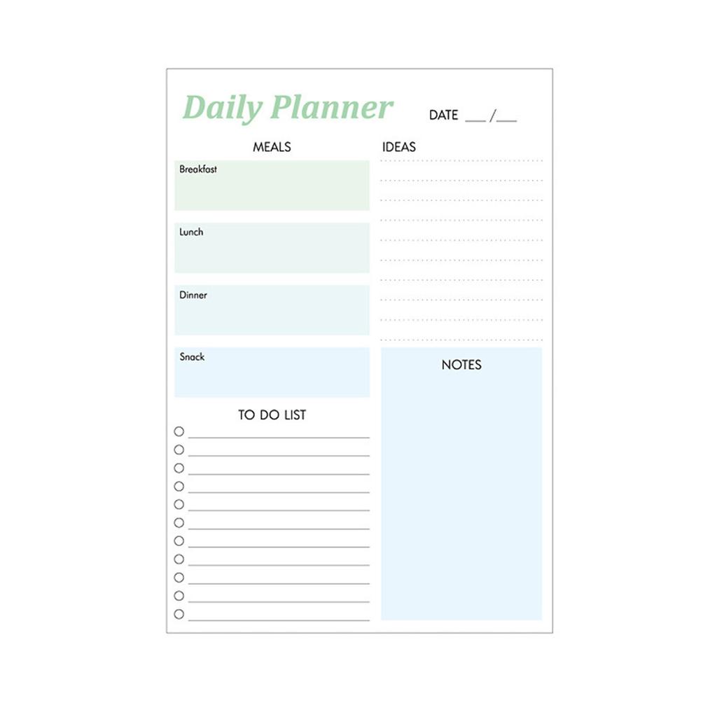 Undatierter Kalender, Doppelbändige Bindung, Persönlicher Akademischer Kalender, Terminkalender, To-Do-Liste, Aufgabenliste