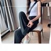 Women's Ice Silk Sun Protection Pants: High-Waisted, Slimming, Drapey Wide-Leg, and Straight-Leg Summer Casual Pants