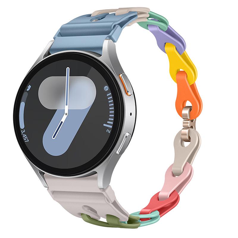 Fashion Hollow Silicone Strap for Samsung Watch7 & Huawei GT3 Pro
