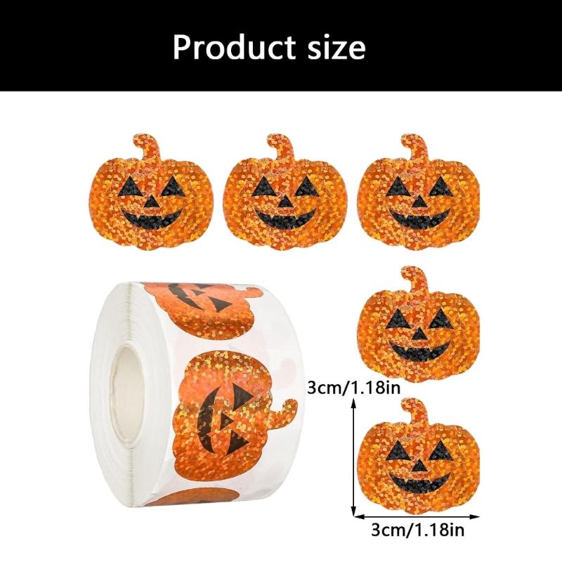 500 Sheets Holiday Label Sticker 2Pcs Set Office Sealing Labels Decorative Adhesive Decal For Party Decoration