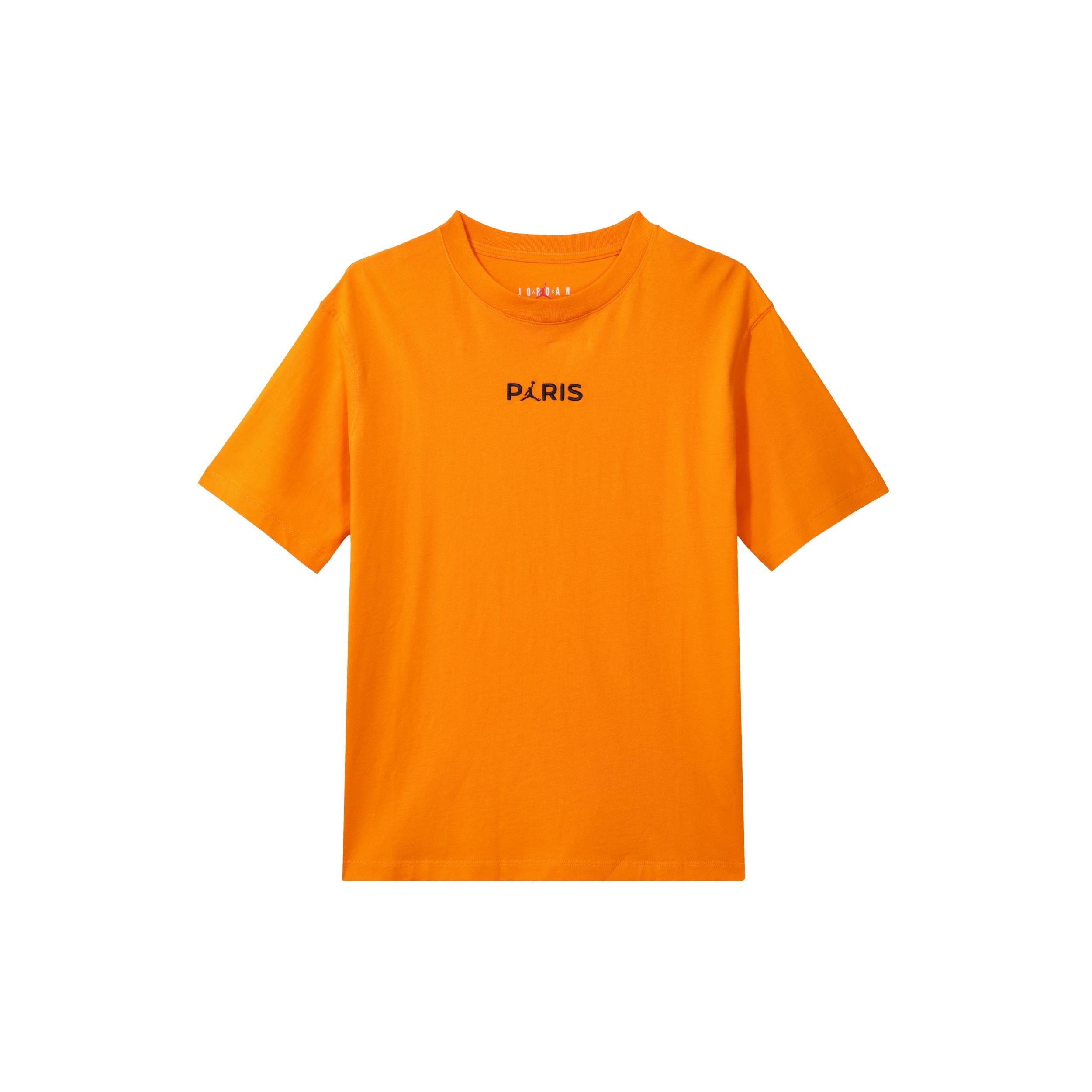 (WMNS) Air Jordan x PSG Paris T-Shirt Orange Women s DZ3261-834 L