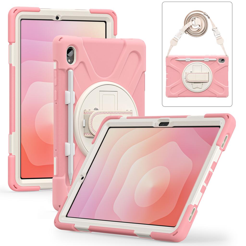 Armor Kids Case For Samsung Galaxy Tab S11 11 Inch SM-X730 SM-X736 SM-X736B Tablet Cover Hard PC Stand Shockproof With Strap