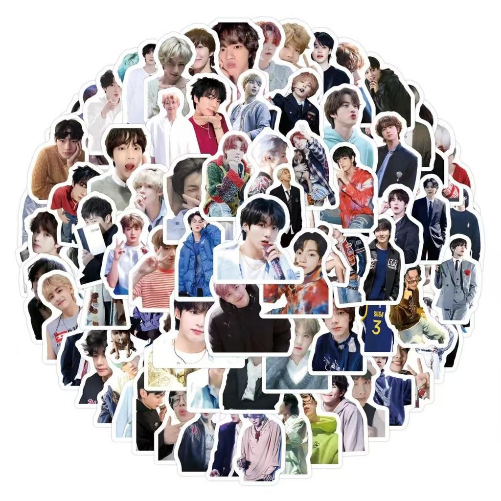 BTS Stickers,Stickers for Laptop Journal Skateboard Guitar Luggage
