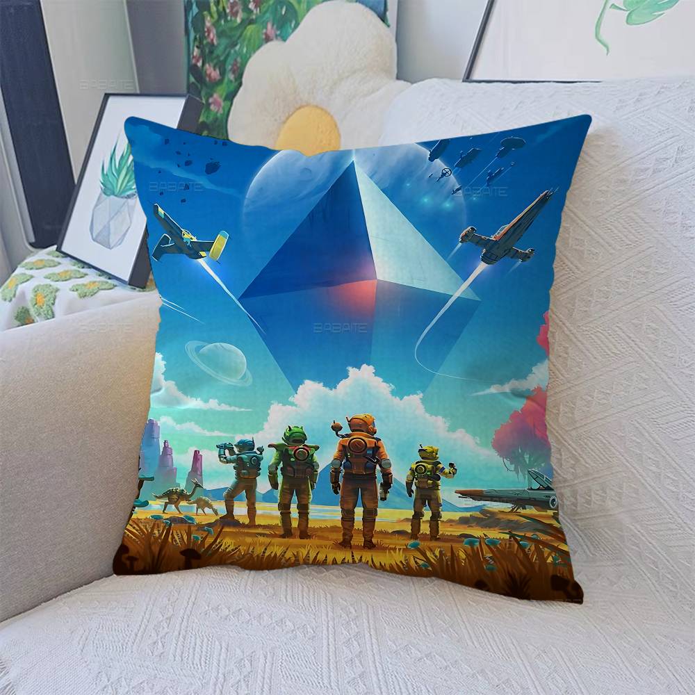 No Man s sky Office Cushion Pillowcase Car Cushion CoverXCM Lumbar Pillowcase Sofa Pillowcover 30X30cm
