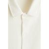 H M Regular Fit sHort Sleeve Jersey sHirt creaM