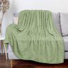 Cute Snowman Pattern Blanket Flannel Soft Comfortable Home Blanket Warm Blanket Birthday Gift