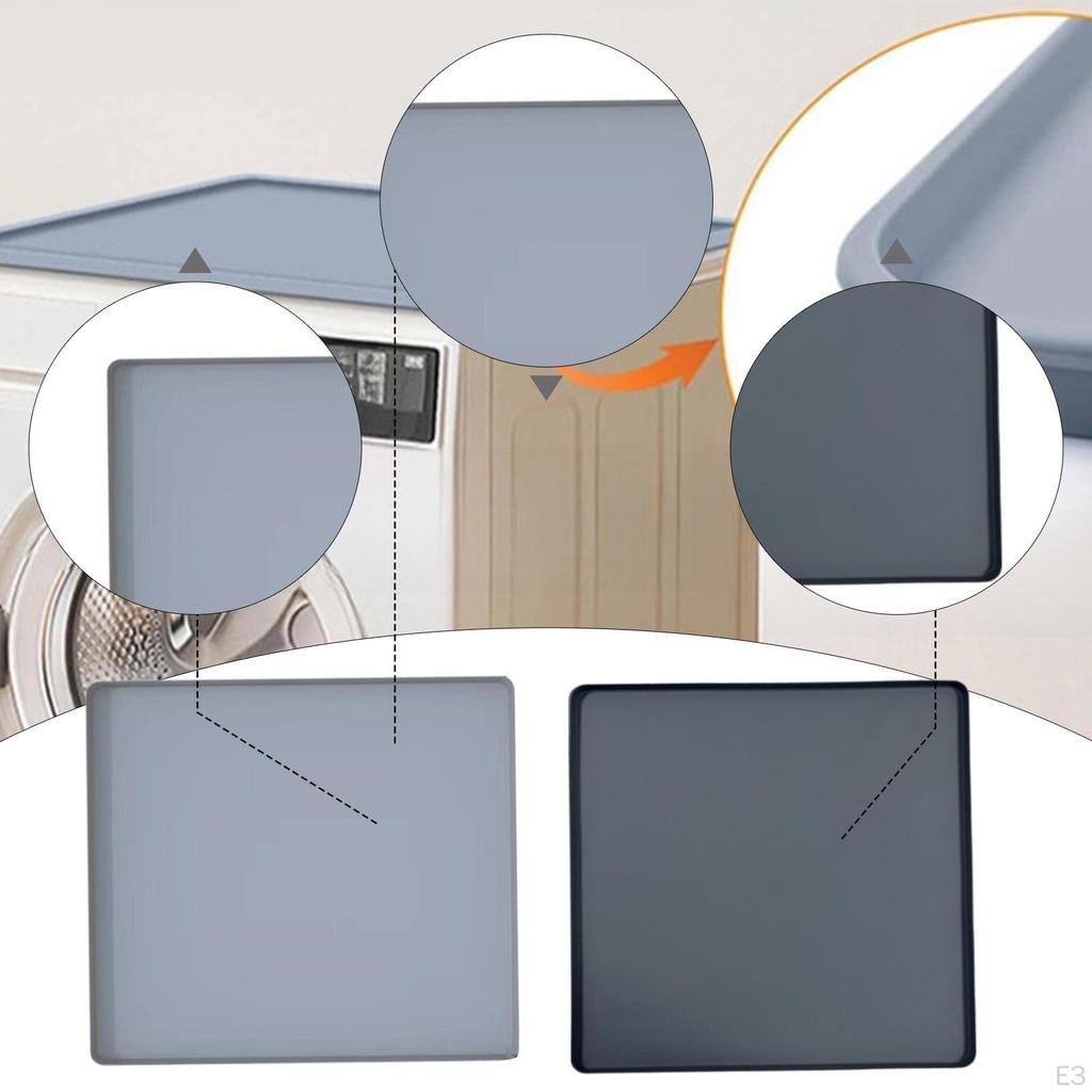 Washer and Dryer Cover Protection Pad Boot Tray Dustproof Cat Litter Mat Washing Machine Storage