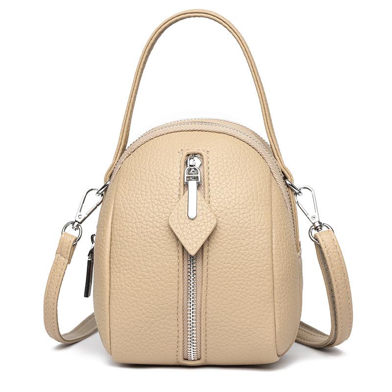 Nylon oblique span small bag, new casual large-capacity portable shell bag, shoulder mobile phone bag, versatile women's bag.