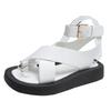 Woman Summer Fashion New Sandals For Female Students Comfortable Thick Bottom Fairy Style Cross Strap Beach Sandals