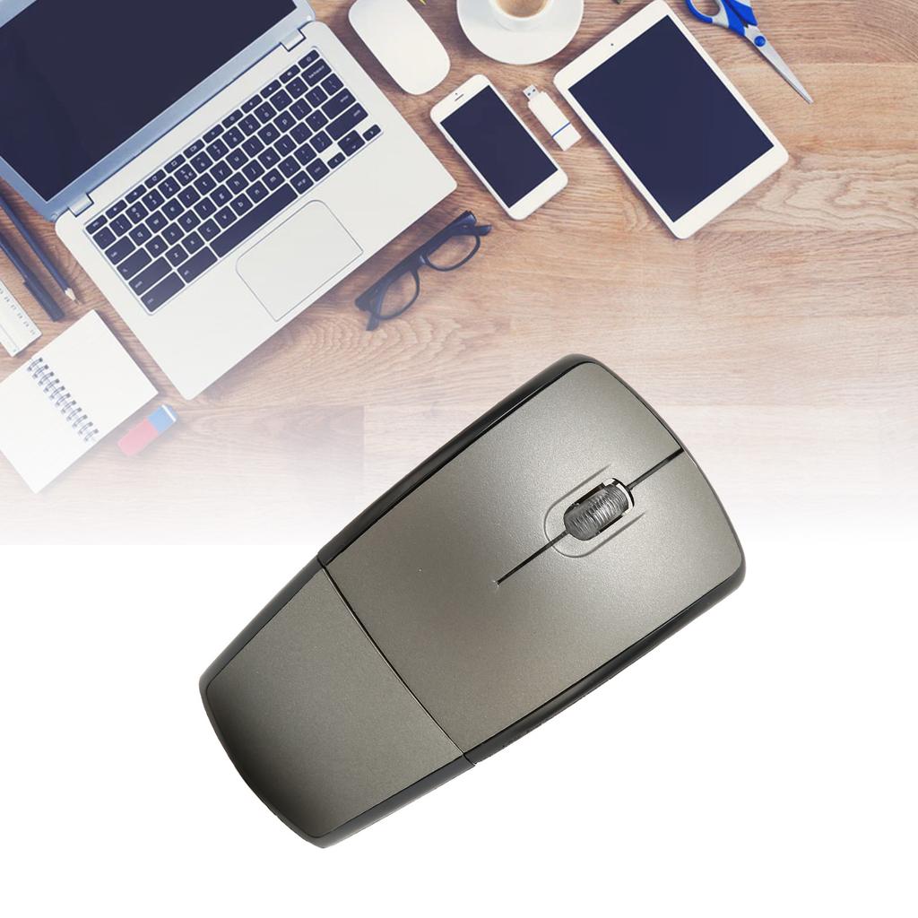 Folding Wireless Mouse Portable Compact 2.4G Wireless Folding Mouse 1600dpi Matte Gaming Mouse