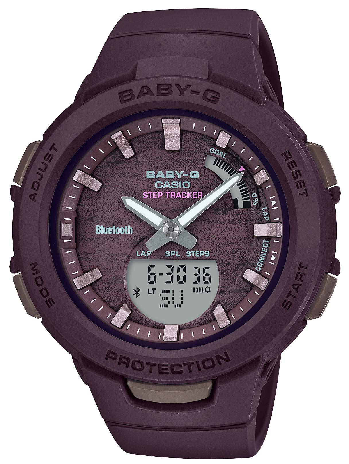 

[Casio] Babygie ДЛЯ СПОРТА Шагомер с Bluetooth BSA-B100AC-5AJF Женский Коричневый